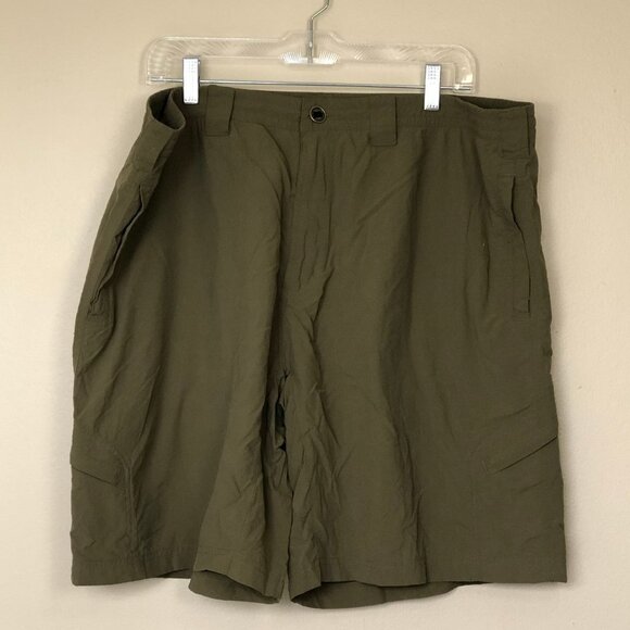 EXOFFICIO Olive Cargo Hiking Shorts XL (40"-44") - Picture 1 of 8